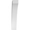 Ekena Millwork 6-in. W x 22-in. D x 34-in. H Thorton Architectural Grade PVC Knee Brace BRCP06X22X34THR - alternate 6